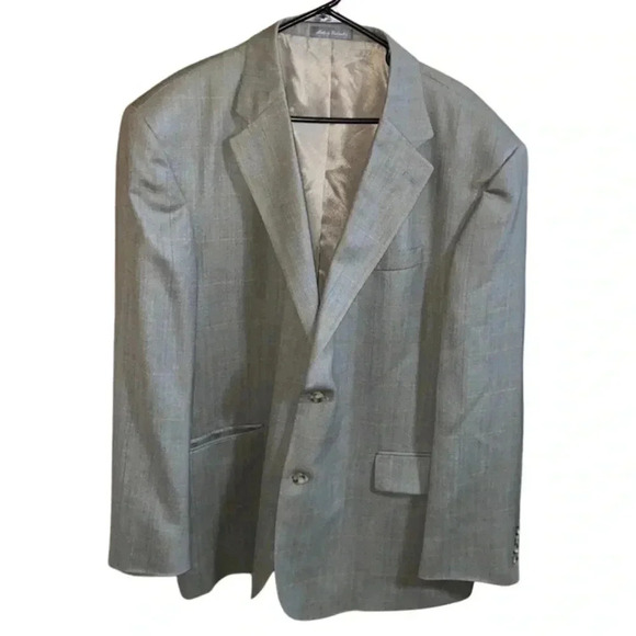 Oscar de la Renta Men's Suit Blazer Silk Wool Size 50R